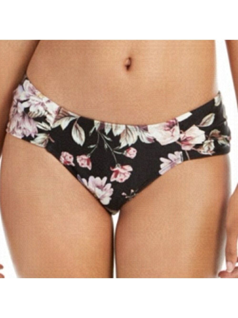 Nwt Rachel Roy Cherry Blossom Ruched Swim Bottom